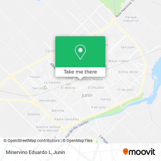 Minervino Eduardo L map