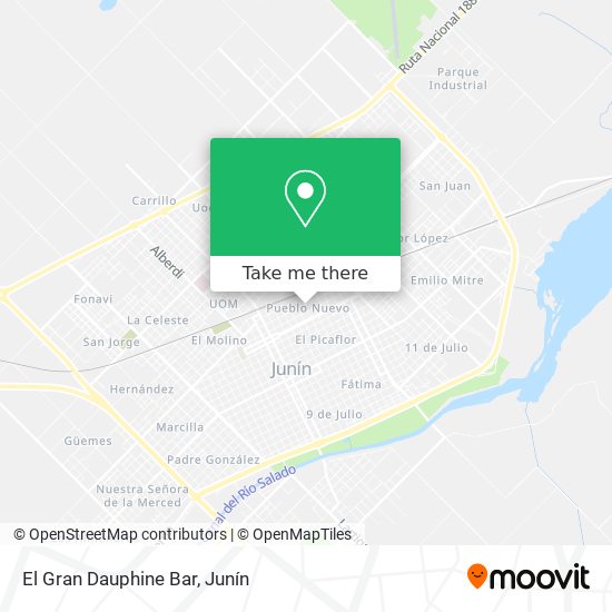 Mapa de El Gran Dauphine Bar