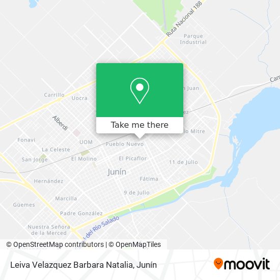 Leiva Velazquez Barbara Natalia map