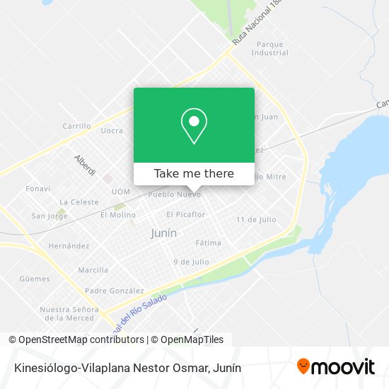 Kinesiólogo-Vilaplana Nestor Osmar map