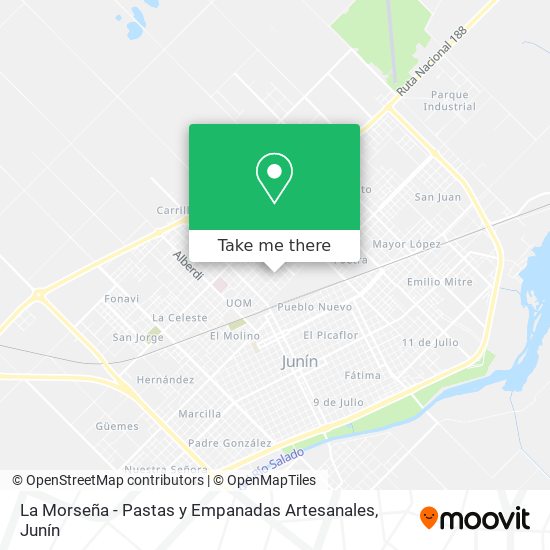 La Morseña - Pastas y Empanadas Artesanales map