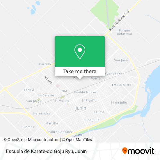 Escuela de Karate-do Goju Ryu map