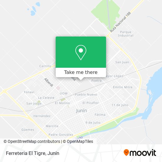 Ferreteria El Tigre map