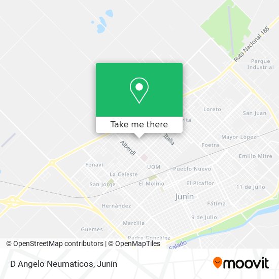 Mapa de D Angelo Neumaticos