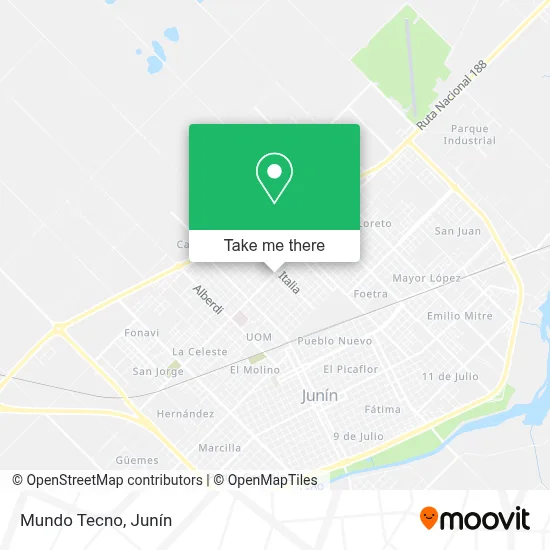 Mundo Tecno map