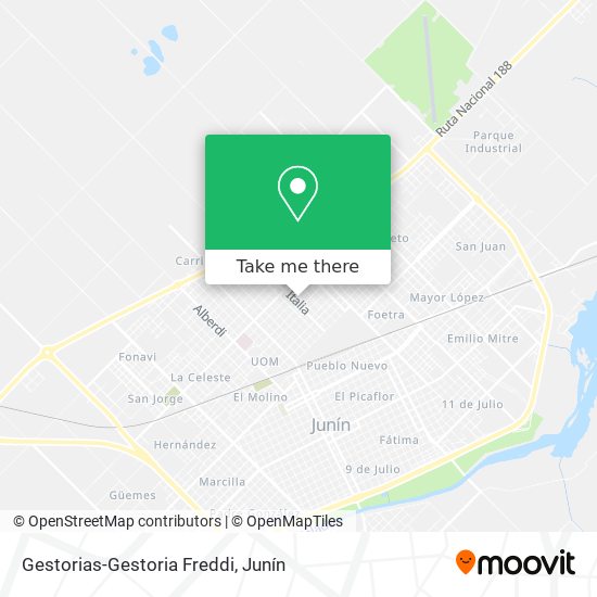 Gestorias-Gestoria Freddi map