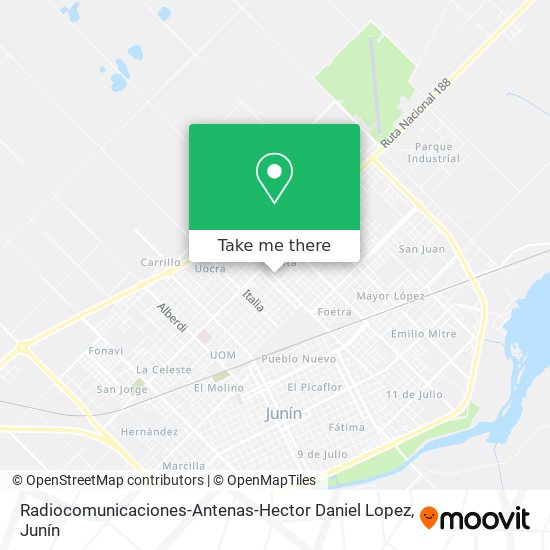 Radiocomunicaciones-Antenas-Hector Daniel Lopez map