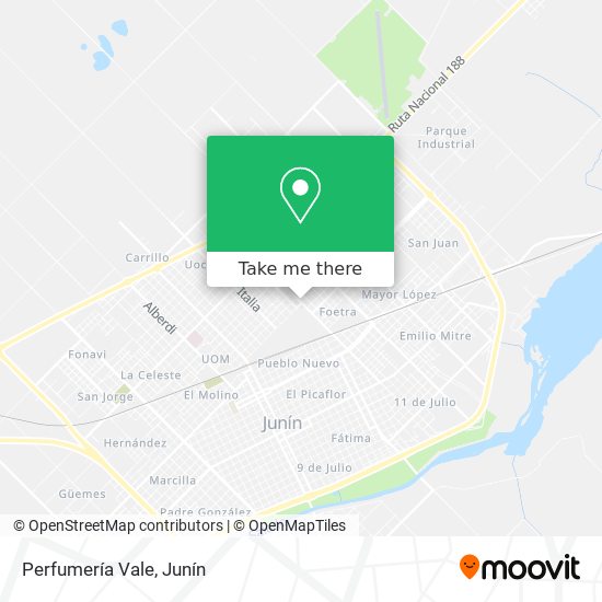 Perfumería Vale map
