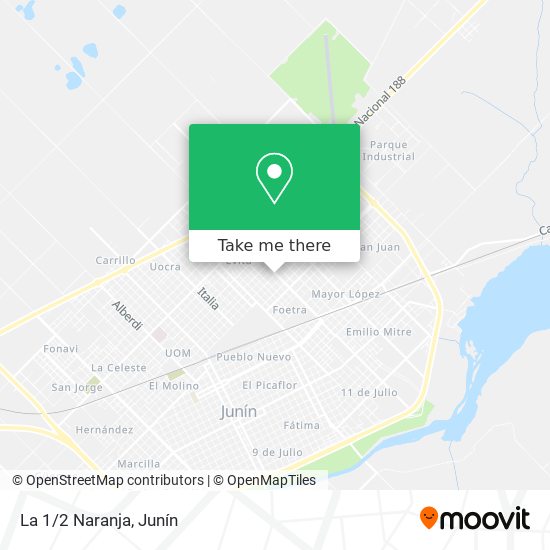Mapa de La 1/2 Naranja