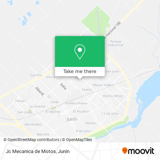 Jc Mecanica de Motos map