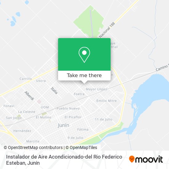 Instalador de Aire Acondicionado-del Rio Federico Esteban map