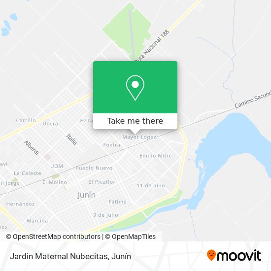 Jardin Maternal Nubecitas map