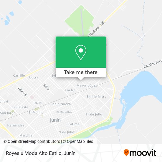 Mapa de Royeslu Moda Alto Estilo