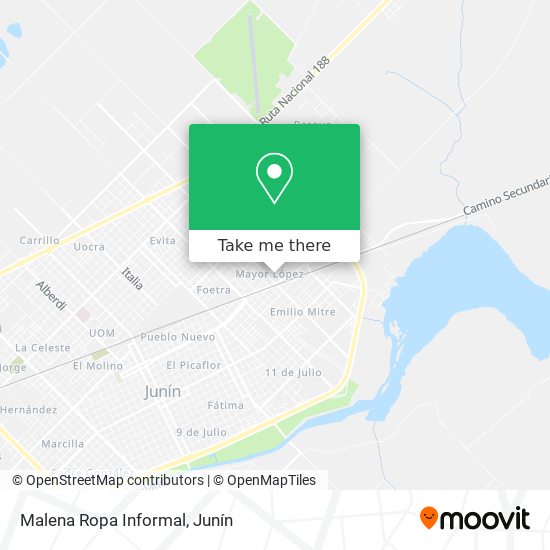 Mapa de Malena Ropa Informal