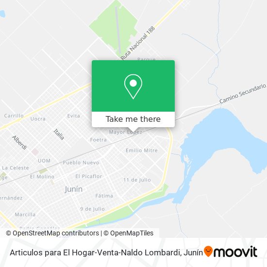 Articulos para El Hogar-Venta-Naldo Lombardi map