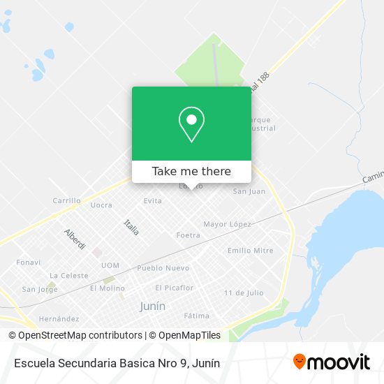 Escuela Secundaria Basica Nro 9 map