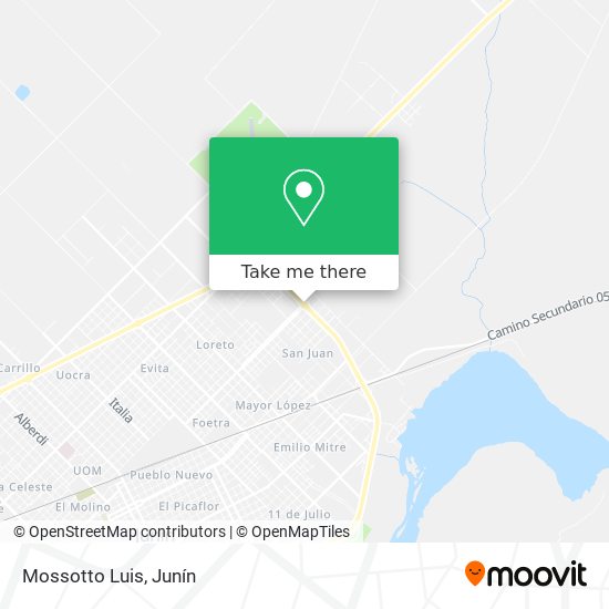 Mapa de Mossotto Luis