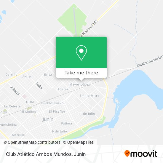 Club Atlético Ambos Mundos map