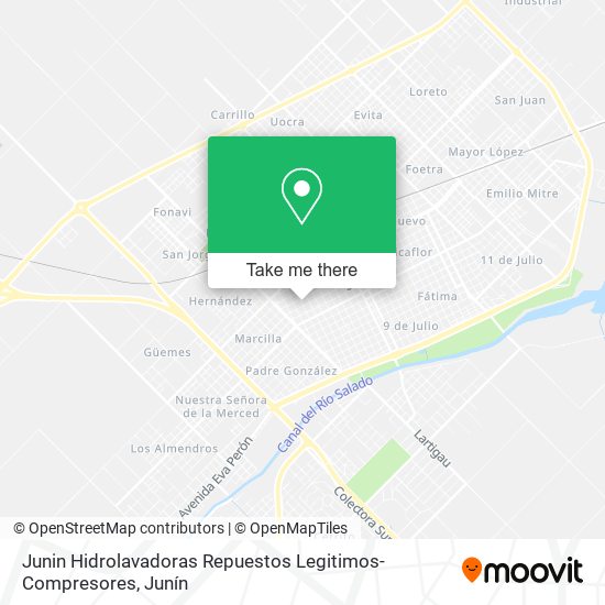 Junin Hidrolavadoras Repuestos Legitimos- Compresores map