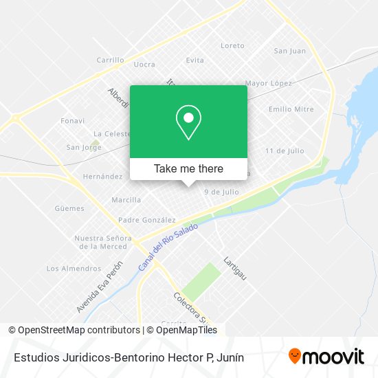 Estudios Juridicos-Bentorino Hector P map
