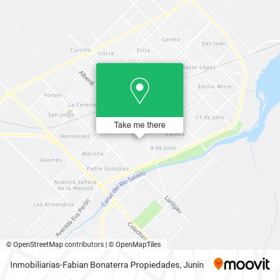 Inmobiliarias-Fabian Bonaterra Propiedades map