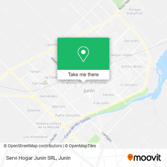 Servi Hogar Junin SRL map