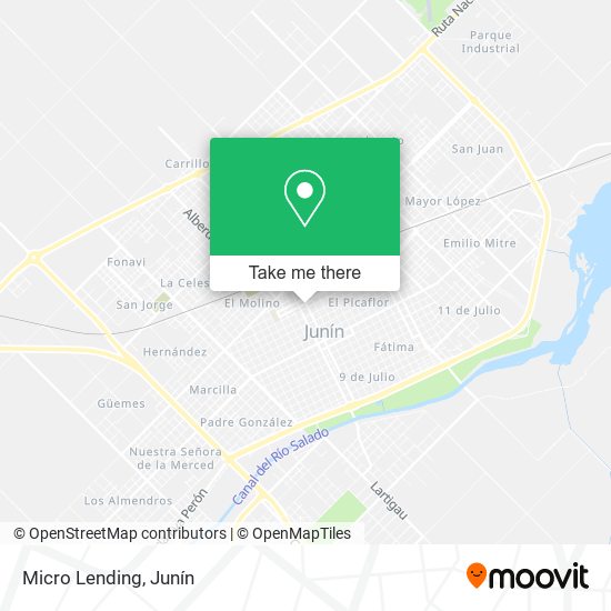 Micro Lending map