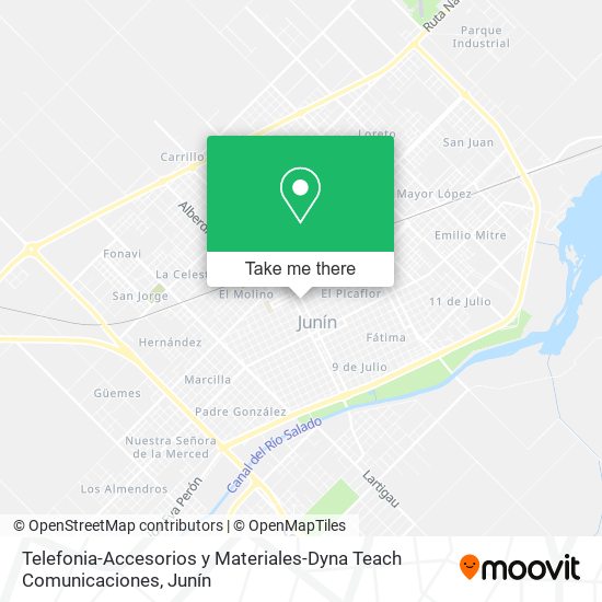 Telefonia-Accesorios y Materiales-Dyna Teach Comunicaciones map