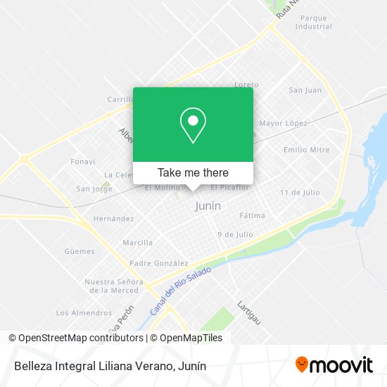 Belleza Integral Liliana Verano map