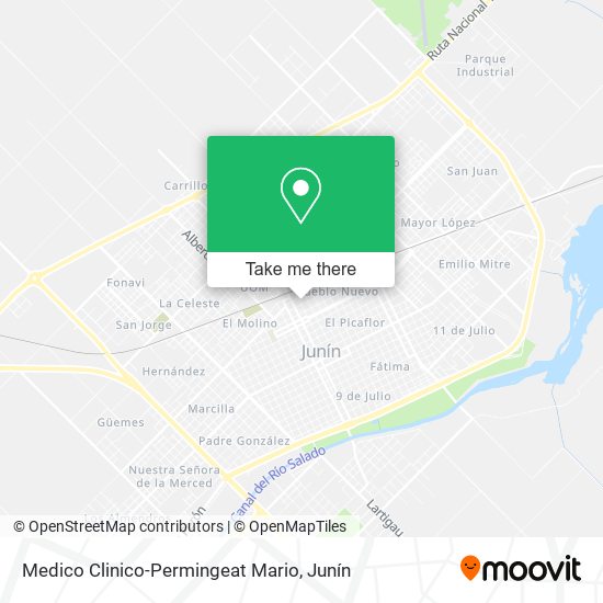 Medico Clinico-Permingeat Mario map