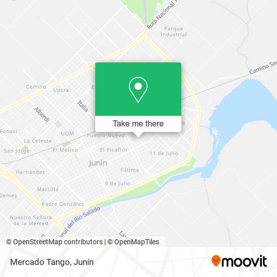 Mercado Tango map