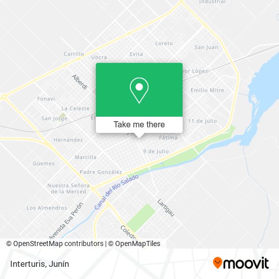 Mapa de Interturis