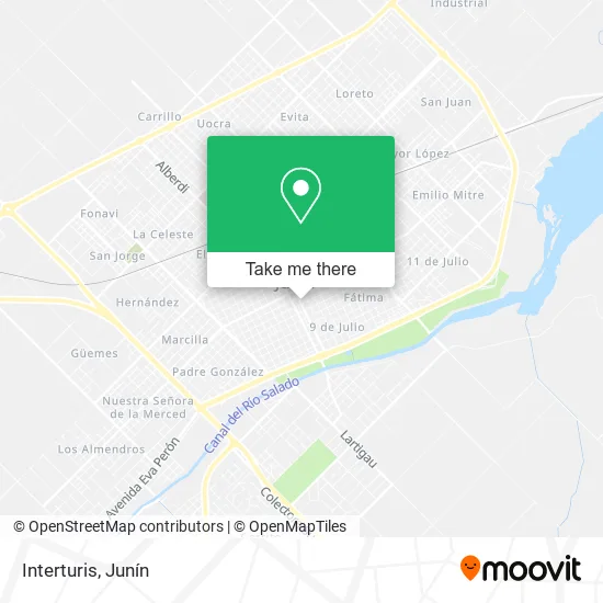 Interturis map
