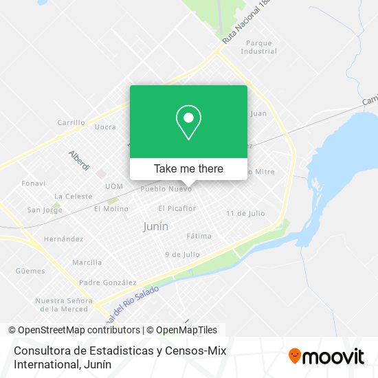 Mapa de Consultora de Estadisticas y Censos-Mix International