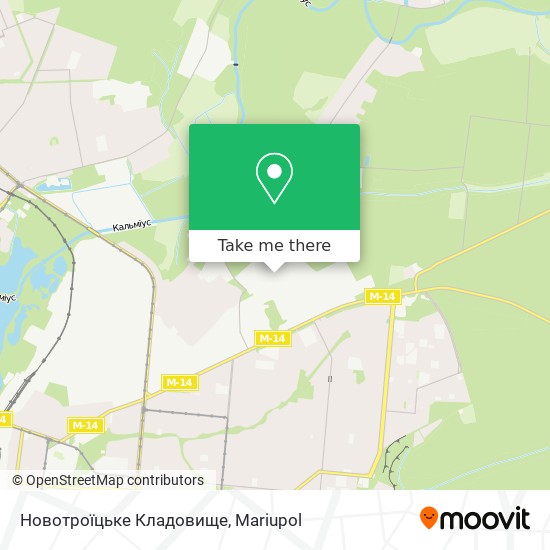 Новотроїцьке Кладовище map