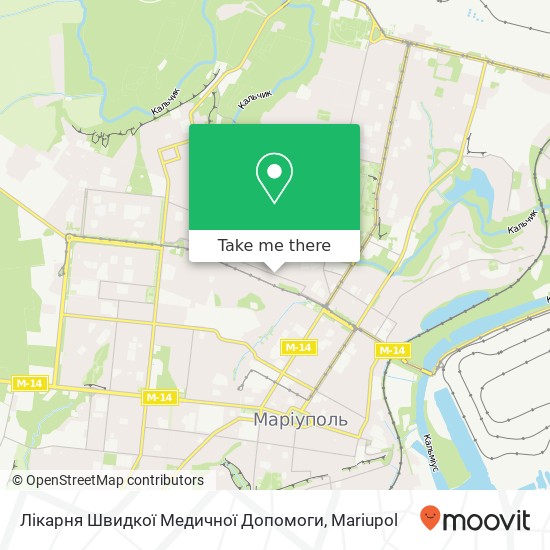 Лікарня Швидкої Медичної Допомоги map