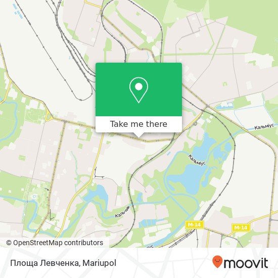 Площа Левченка map