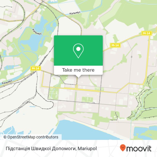 Підстанція Швидкої Допомоги map