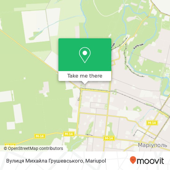 Вулиця Михайла Грушевського map