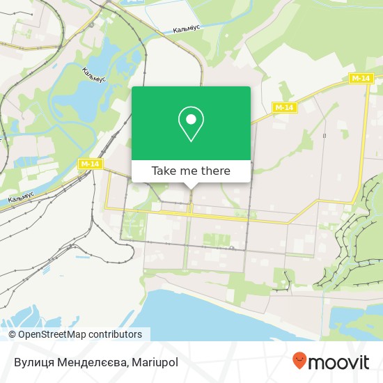 Вулиця Менделєєва map