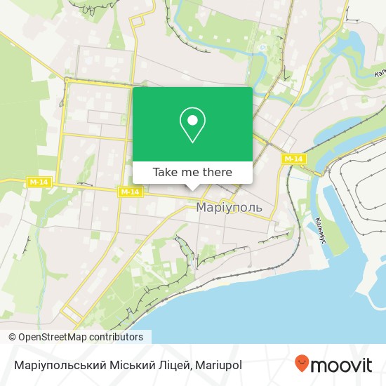 Маріупольський Міський Ліцей map