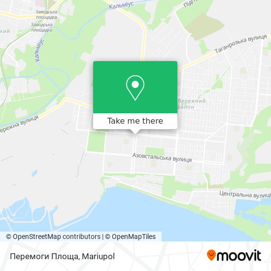 Перемоги Площа map