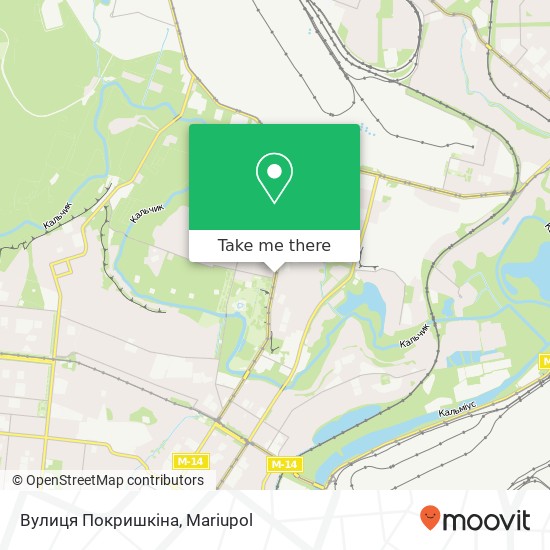 Вулиця Покришкіна map