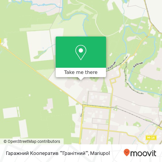 Гаражний Кооператив ""Гранітний"" map