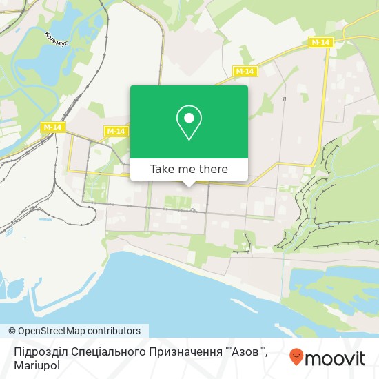 Підрозділ Спеціального Призначення ""Азов"" map