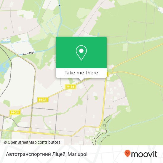 Автотранспортний Ліцей map