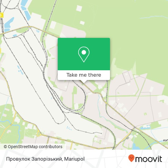 Провулок Запорізький map