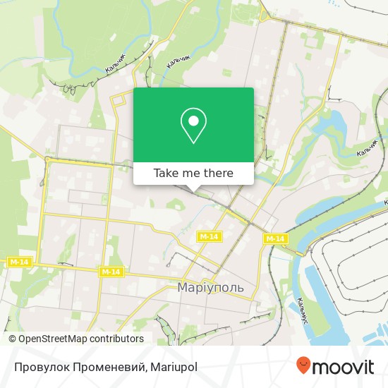 Провулок Променевий map