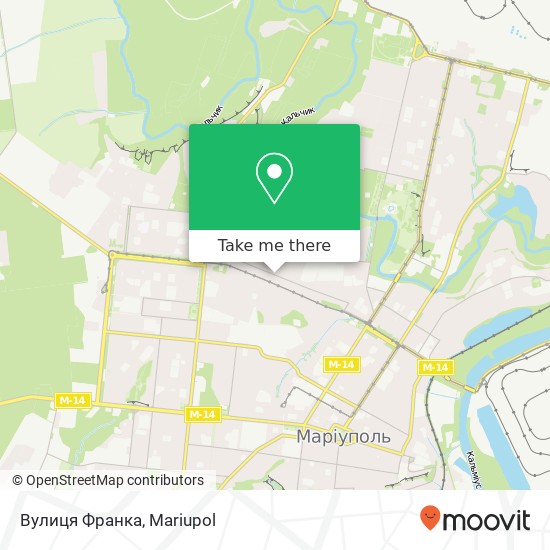 Вулиця Франка map