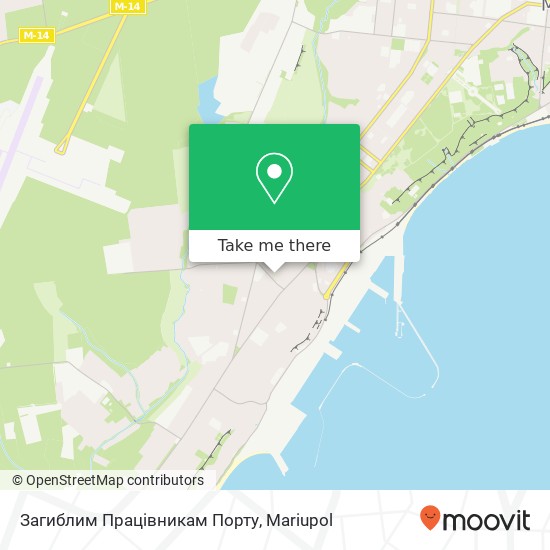 Загиблим Працівникам Порту map